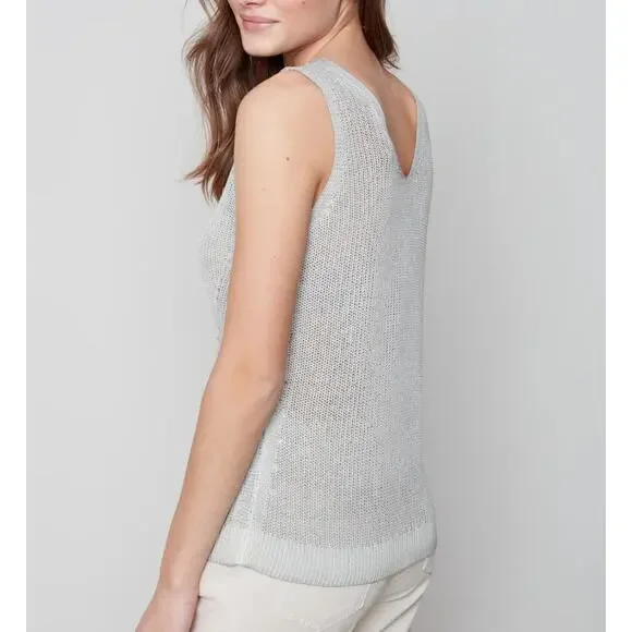 Charlie B Knit Top Women Small Color Celadon Capsule Wardrobe Neutral Minimalist - Picture 14 of 14